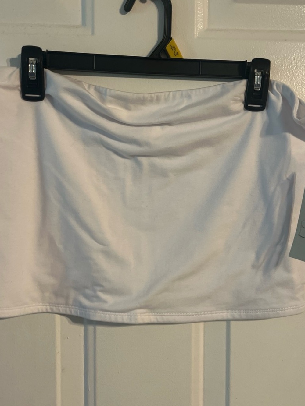 No Boundaries White Mini Tube Skirt